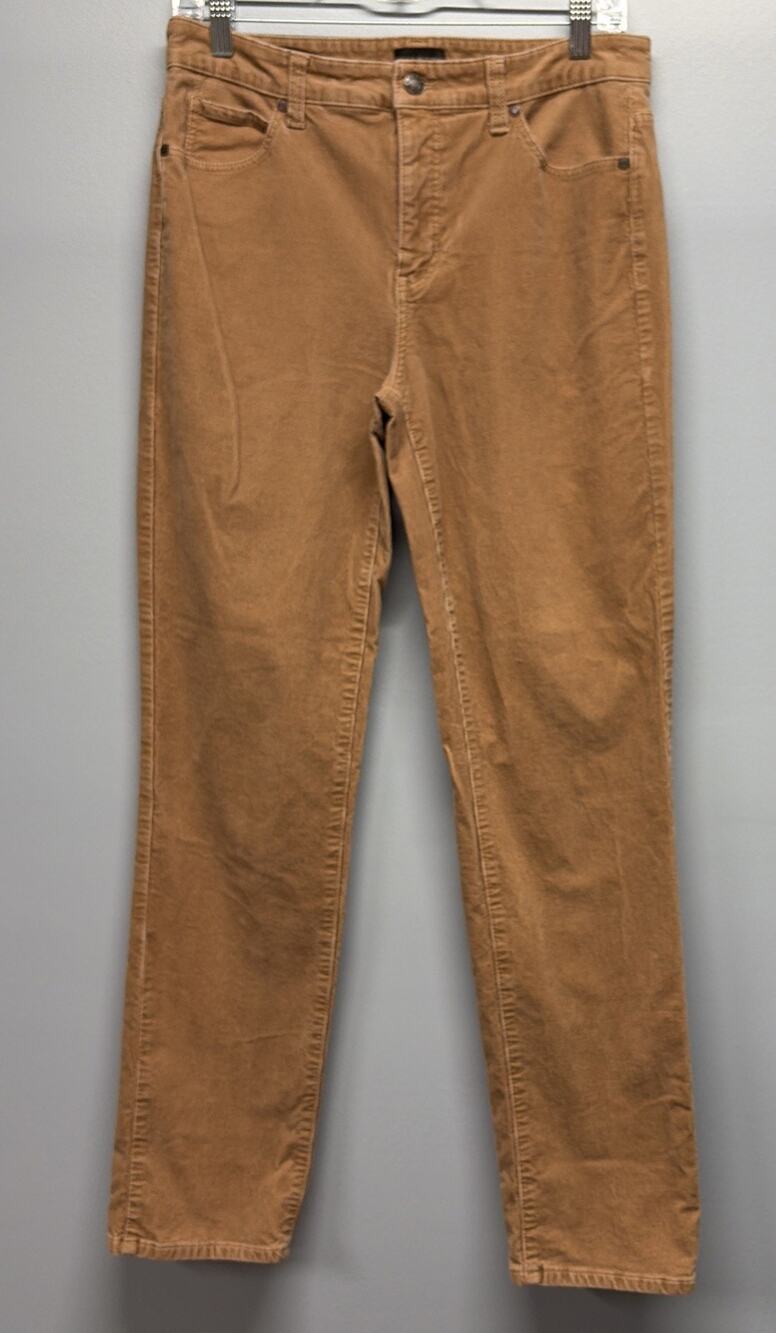 Talbots - Corduroy Straight Leg Pant - Tan - Size 4